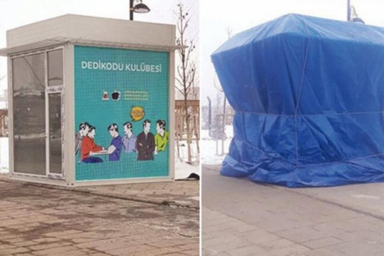 Millet bah&ccedil;esine 'Dedikodu Kul&uuml;besi' kuruldu