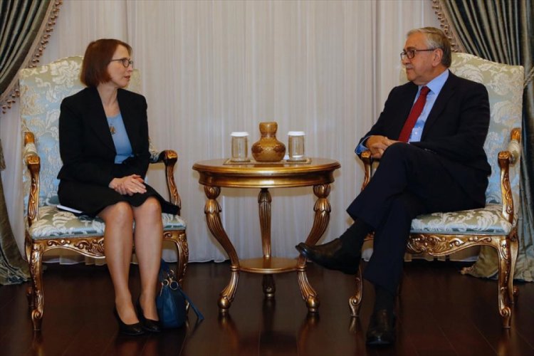 KKTC Cumhurbaşkanı Akıncı, ABD B&uuml;y&uuml;kel&ccedil;isi Garber'i kabul etti
