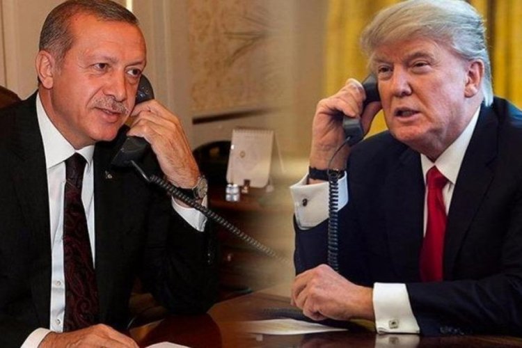 Cumhurbaşkanı Erdoğan, Trump ile g&ouml;r&uuml;şt&uuml;