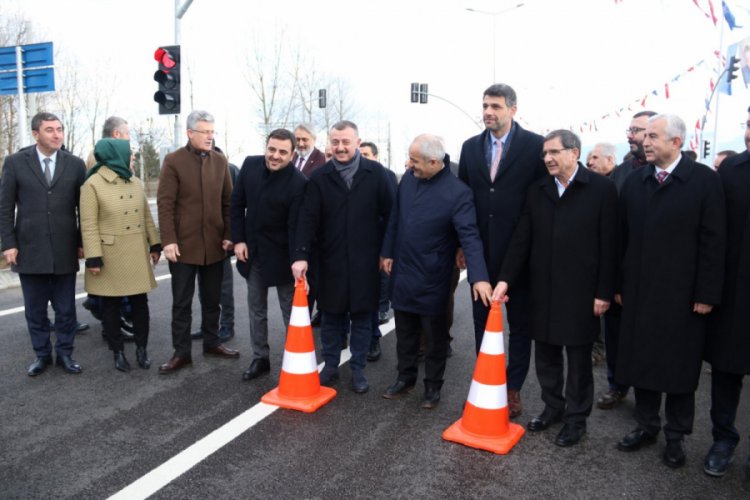 36 milyon TL'ye mal olan bu yol D100'a alternatif olacak