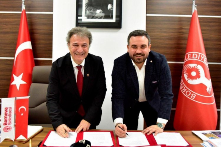Altay ile Bornova Belediyesi'nden stat protokol&uuml;