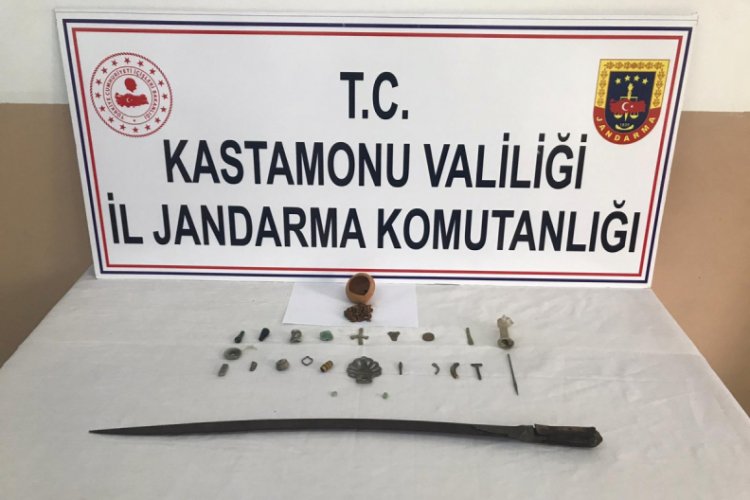 Arkeolojik eser ka&ccedil;ak&ccedil;ılarına operasyon