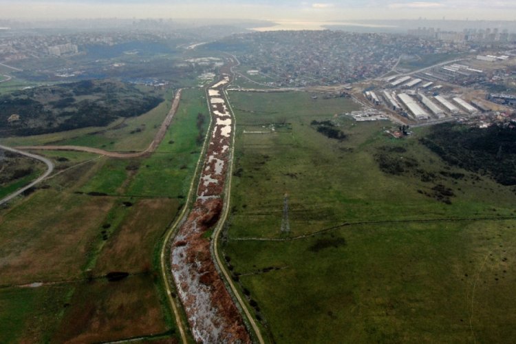 Kanal İstanbul g&uuml;zergahında &ccedil;alışma
