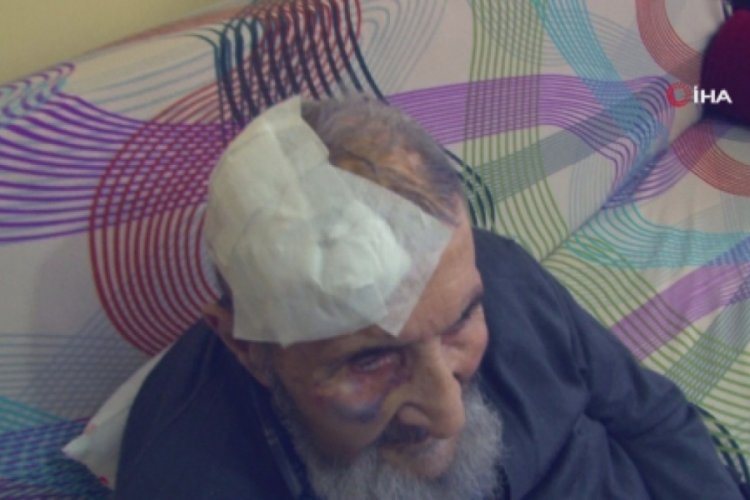 93 yaşındaki adamı &ouml;ld&uuml;resiye d&ouml;v&uuml;p gasp ettiler