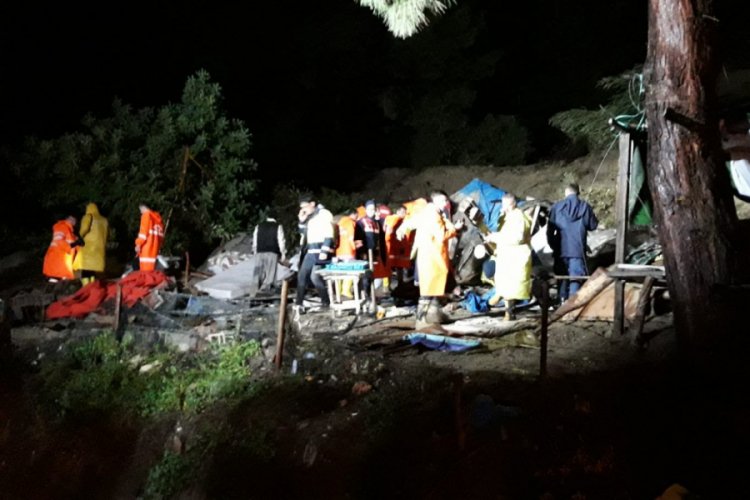 Heyelan altında kalan vatandaş hayatını kaybetti