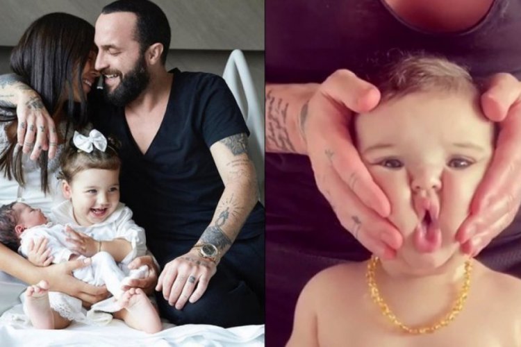 Berkay'dan kızı Zeynep Mira ile paylaşım: Severken dişlerimi sıkıyorum
