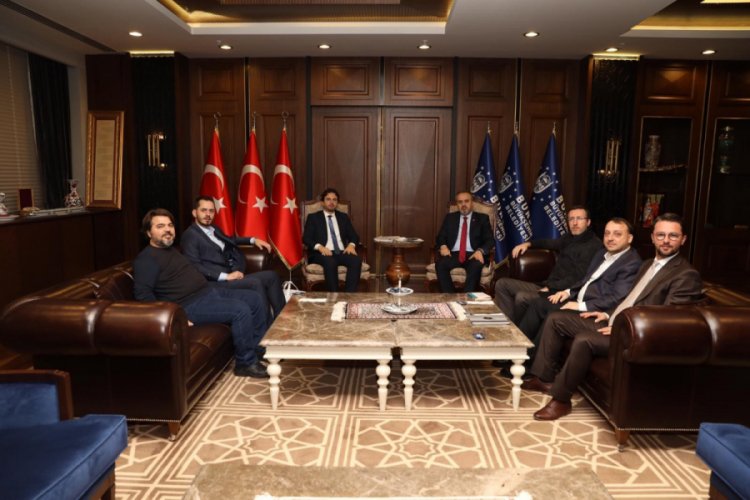 Balkan İşbirliği'nden Bursa B&uuml;y&uuml;kşehir Belediye Başkanı Aktaş'a ziyaret