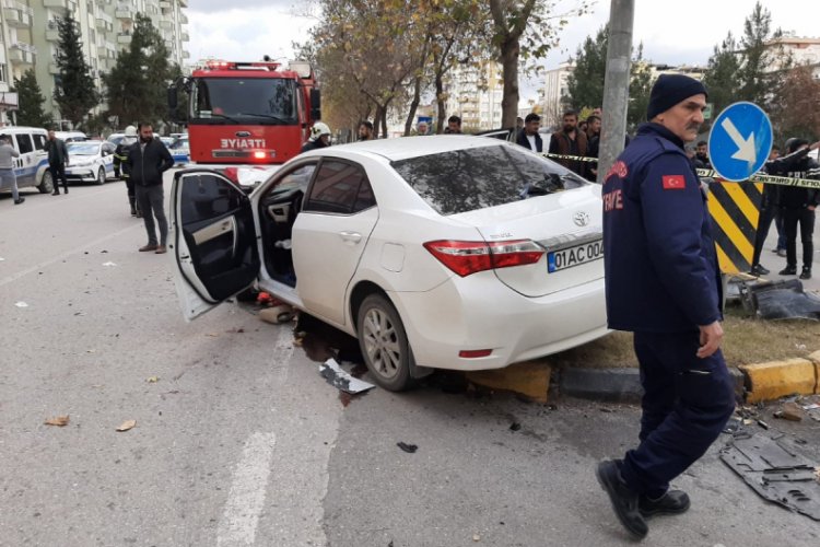 Kazaya karışan otomobilin hız kadranı 120'de takılı kaldı