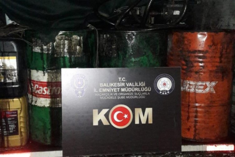 Bursa uygulama noktasında ka&ccedil;ak akaryakıt operasyonu