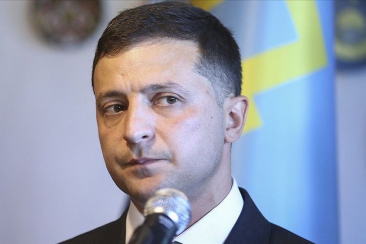 Zelenskiy'den Tahran'da d&uuml;şen u&ccedil;akta &ouml;lenlerin yakınlarına başsağlığı