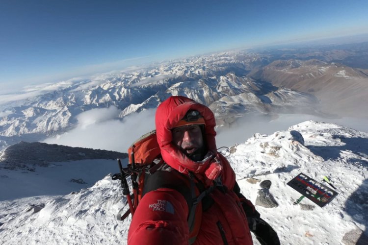 Bursalı dağcı, -45 derecede Elbruz Dağı'na tırmandı