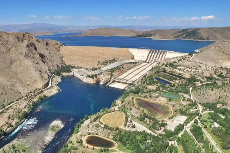 Keban'da 2019'da 9 yılın en y&uuml;ksek enerji &uuml;retimi ger&ccedil;ekleştirildi