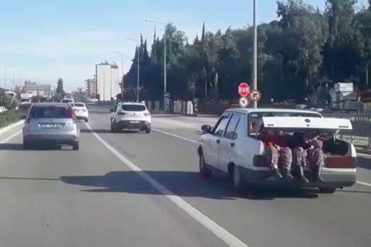 2 kadının bagajda tehlikeli yolculuğu