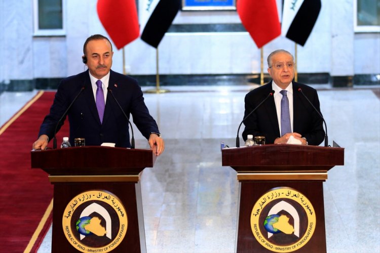 &Ccedil;avuşoğlu'ndan, Iraklı mevkidaşı El Hekim ile ortak a&ccedil;ıklama