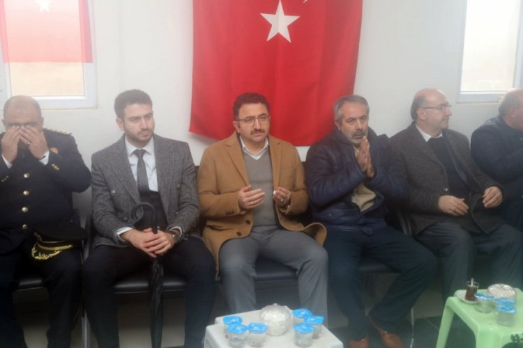 Kaymakam &Ccedil;am, Midyat şehidinin taziyesine katıldı