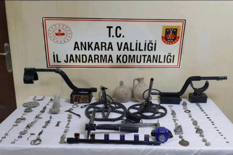 Tarihi eser ka&ccedil;ak&ccedil;ılığı operasyonu yapıldı