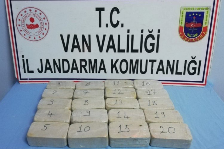 20 kilo 500 gram eroin ele ge&ccedil;irildi