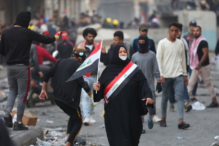 Irak'taki g&ouml;steriler 100'&uuml;nc&uuml; g&uuml;n&uuml;ne girdi