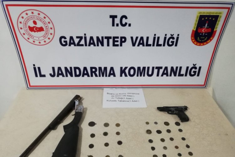 Durdurulan ara&ccedil;ta tarihi sikkeler ele ge&ccedil;irildi