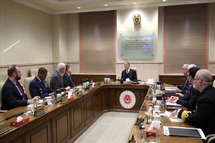 Bakan Akar, Satterfield ve Jeffrey'i kabul etti