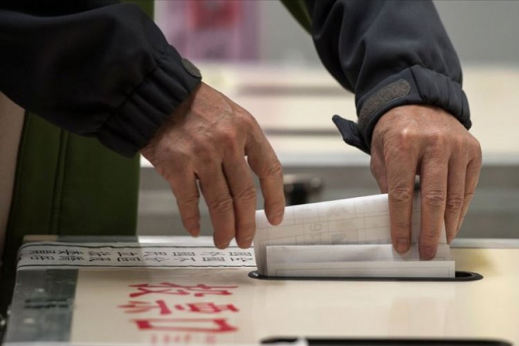 Tayvan liderlik ve milletvekili se&ccedil;imleri i&ccedil;in sandık başında