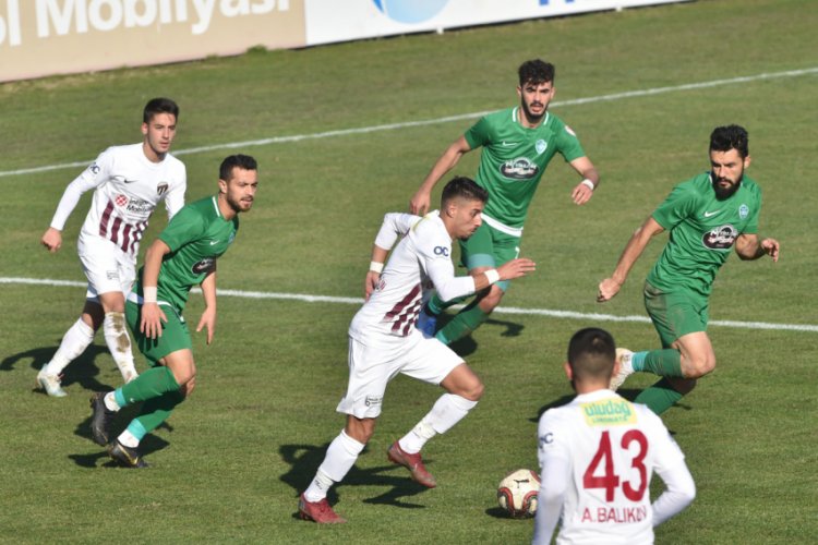 İneg&ouml;lspor ile GMG Kırklarelispor berabere kaldı