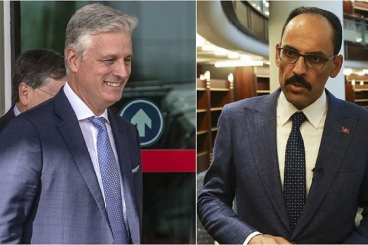İbrahim Kalın, ABD G&uuml;venlik Danışmanı'yla g&ouml;r&uuml;şt&uuml;