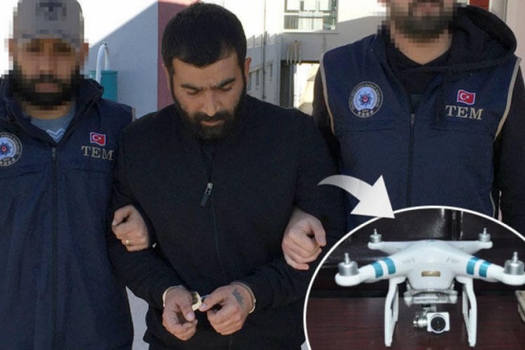 Ter&ouml;r &ouml;rg&uuml;t&uuml;ne 'drone' g&ouml;nderen şahıs yakalandı