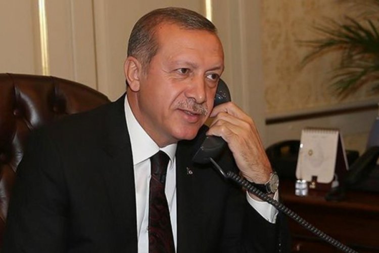 Cumhurbaşkanı Erdoğan Merkel ile telefonda g&ouml;r&uuml;şt&uuml;