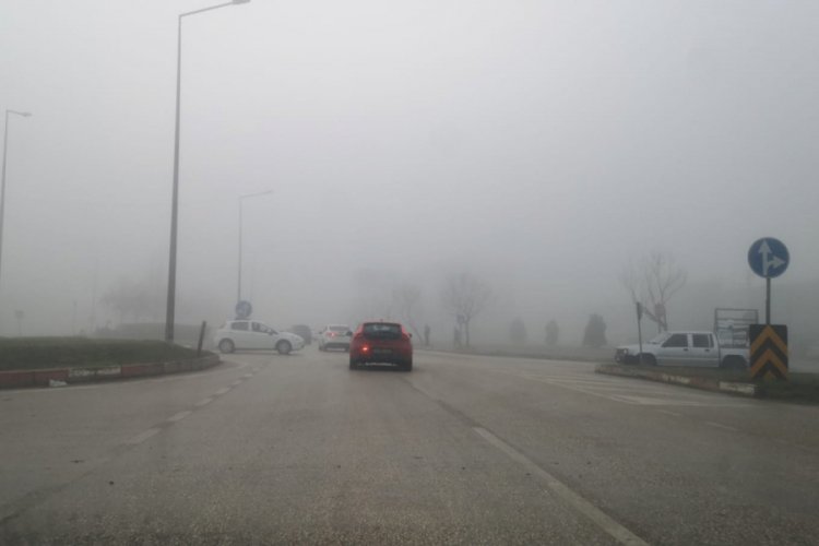 Bursa İneg&ouml;l'de yoğun sis