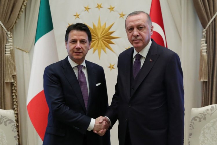 Cumhurbaşkanı Erdoğan, Conte'yi kabul etti