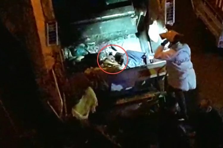 &Ccedil;&ouml;p kamyonundan &ccedil;ıkan cesedin kime ait olduğu araştırılıyor