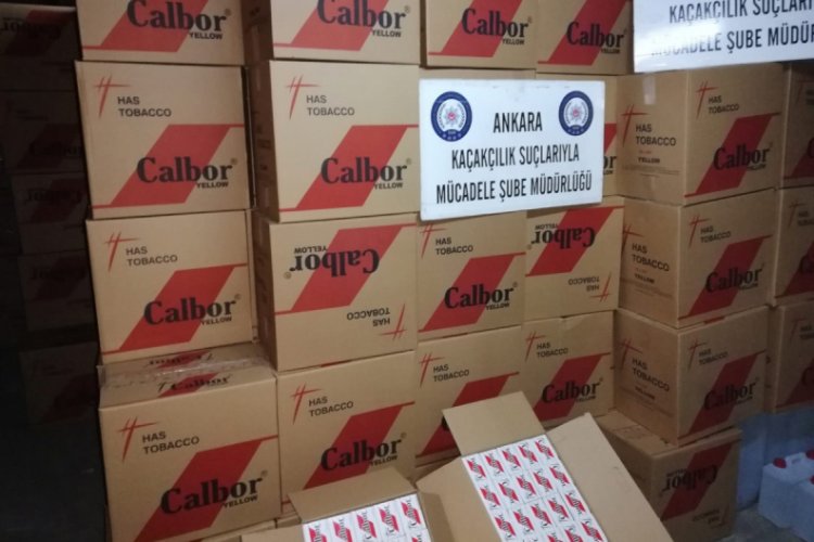 6 milyon 550 bin ka&ccedil;ak 'makaron' yakalandı