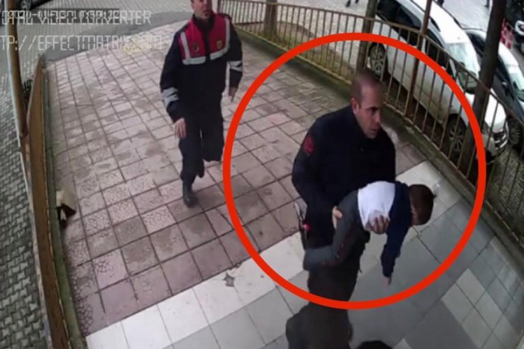 "Yardım edin" &ccedil;ığlığı sayesinde &ccedil;ocuğu kurtuldu