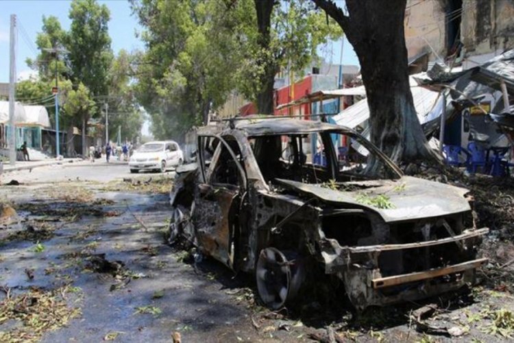 Somali'de T&uuml;rkleri koruyan g&uuml;venlik g&uuml;&ccedil;lerine bombalı saldırı