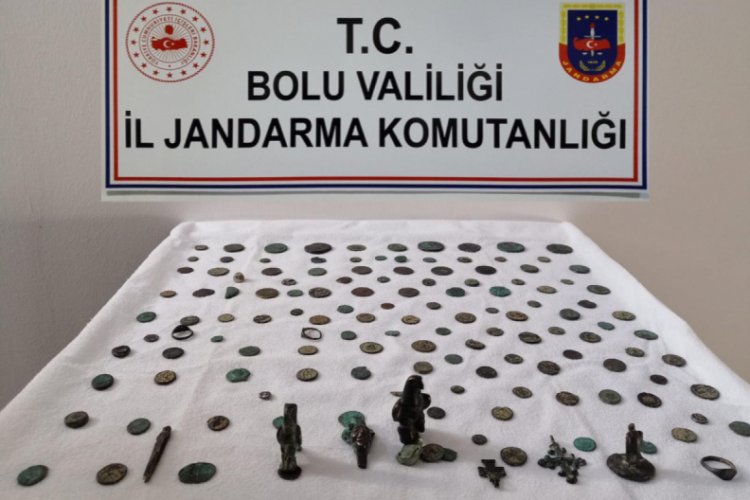 Bizans ve Roma d&ouml;nemine ait 142 adet tarihi eser yakalandı