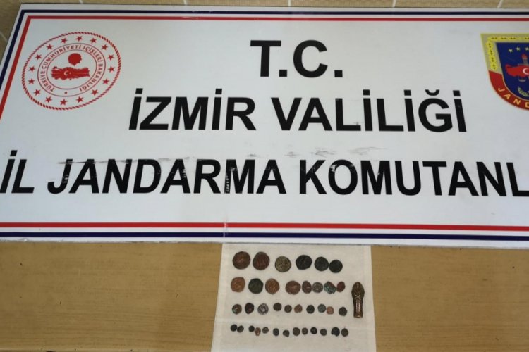 Tarihi eser operasyonunda 37 sikke ele ge&ccedil;irildi