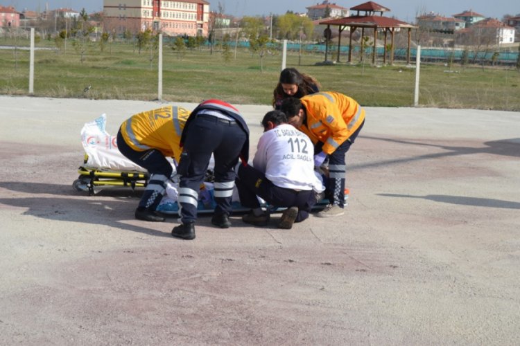 Kalp krizi ge&ccedil;iren hasta hava ambulansı ile taşındı