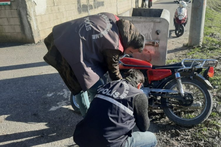 &Ccedil;alınan motosiklet bulundu: 4 g&ouml;zaltı