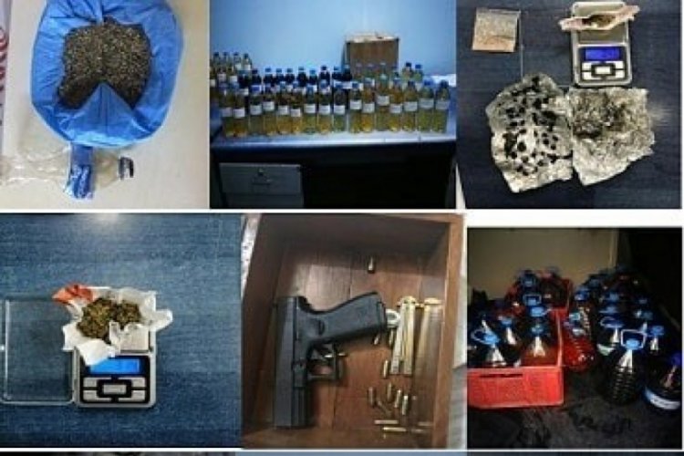 1 yılda 370 litre ka&ccedil;ak alkol ve 83 paket ka&ccedil;ak sigara ele ge&ccedil;irildi