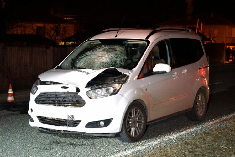 Otomobilin &ccedil;arptığı yaya hayatını kaybetti