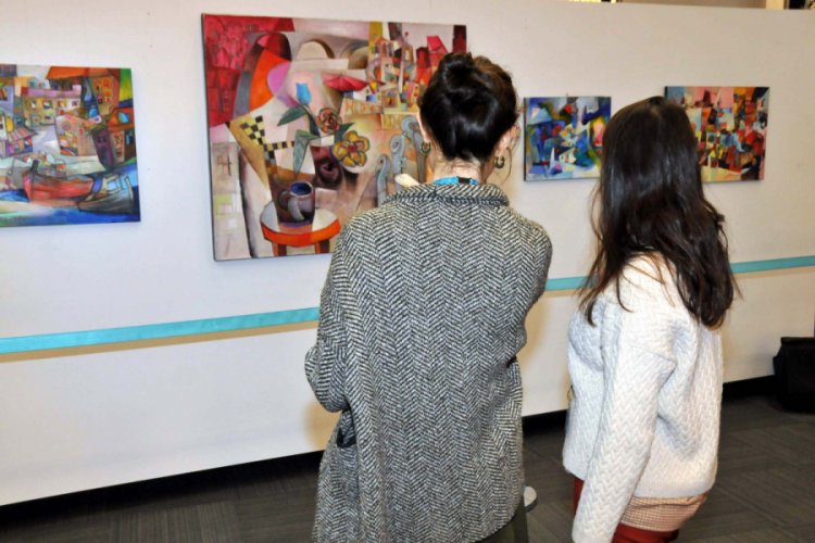 Hırvat ressam Bengez'in sergisi İstanbul Havalimanı'nda açıldı