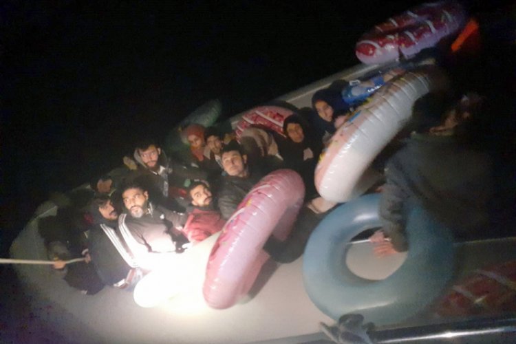 Bodrum'da 36 göçmen yakalandı