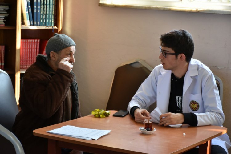 Bursa Gemlik'te köylerde sağlık taraması başladı