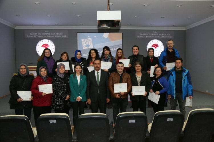 Bursa'da üretici örgütü temsilcilerine dış ticaret eğitimi verildi