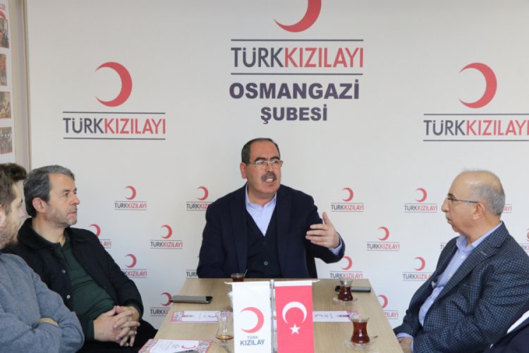 M&Uuml;SİAD Bursa'dan Kızılay ziyareti