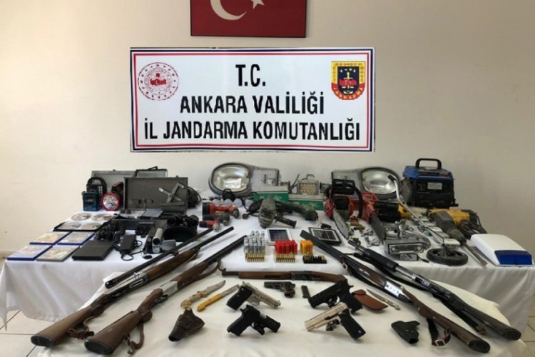 Jandarmadan silah hırsızlarına operasyon