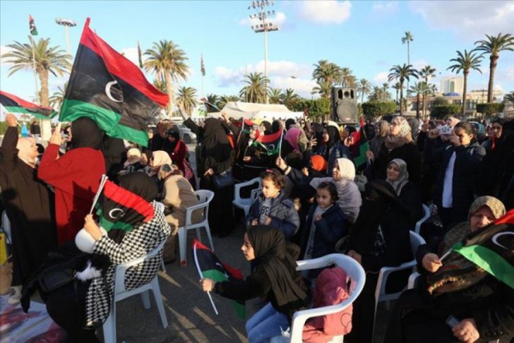 Hafter'e bağlı milislerin saldırıları protesto edildi