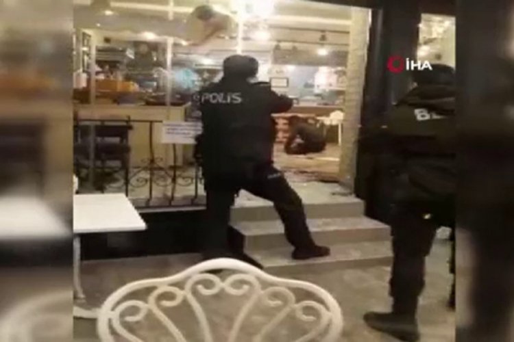 Palalı saldırgan b&ouml;yle etkisiz hale getirildi