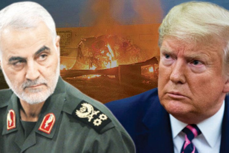 Trump, S&uuml;leymani'nin &ouml;ld&uuml;r&uuml;ld&uuml;ğ&uuml; saldırının son anlarını b&ouml;yle anlatmış: 'Boom'